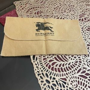 Burberry wallet dust bag
